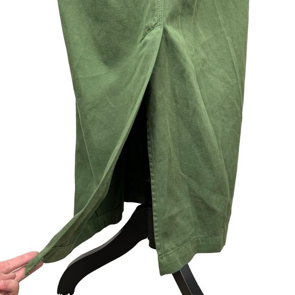 Boyish by HER NWT Maxwell Green Belted Midi Classic Trench Coat Jacket - Picture 10 of 14